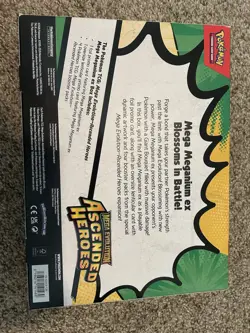 Pokemon Mega Meganium ex Ascended Heroes Box Promo Booster English - Image 2