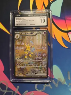 Alakazam EX Holo Pokemon TCG Card CGC 10, Scarlet & Violet 151 Series - Image 1