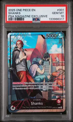One Piece Boa Hancock and Shanks PSA Magazine Promo 2025 SEQUENTIAL PSA 10s - Image 5