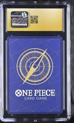CGC 10 PRISTINE ONE PIECE 2024 Monkey D Luffy P-055 PRB-01 Borderless Jpn - Image 2