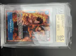 Portgas D. Ace One Piece OP08-052 TR Treasure Rare Alternative Art - Image 1