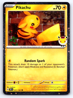 Pikachu (Pokemon Day 2026) 051/162 Miscellaneous Cards & Products Holo - Image 1