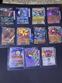 Pokemon TCG Ultra Rare Lot 11 Cards EX V Holo Promo Lucario Dragapult - Image 1