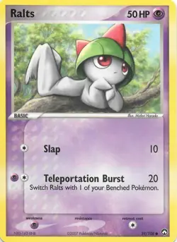 RALTS 59/108 EX POWER KEEPERS Pokemon Card NM - Image 1