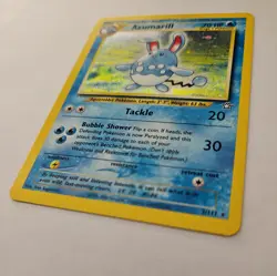 Azumarill 2/111 Holo Rare Neo Genesis Pokemon Card - Holo Swirl - Image 2