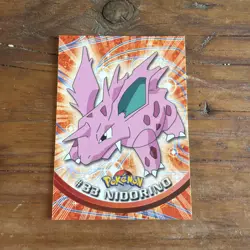 Pokemon Card Nidorino #33 TOPPS Series 1 Green Label Pokemon - Image 1