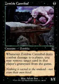 Zombie Cannibal -Foil Medium Play MTG Odyssey - Image 1