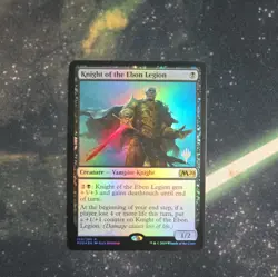 Knight of the Ebon Legion -Foil Near Mint MTG Magic 2020 Core Set Promo Pack - Image 1