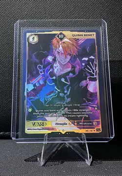 VCard: Rising Stars 1st Edition Quinn Benet Ultra Rare 10 Holo Card - Image 1