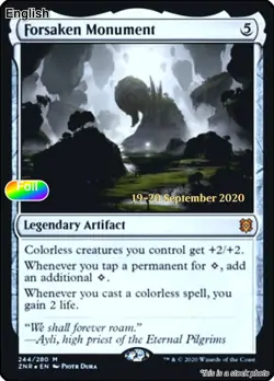 Forsaken Monument EN [PRE - 244] - NM [Foil] TCG MTG - Image 1
