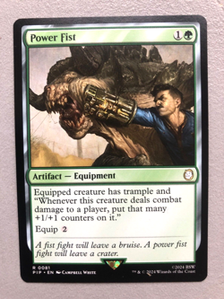 Mtg Carte Magic Fallout Power Fist English NM - Image 1