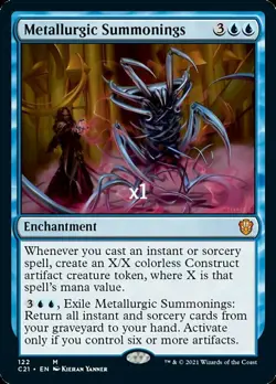 MTG Commander 2021 C21 Metallurgic Summonings MINT - Image 1