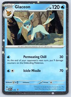 Glaceon (Cosmos Holo) 171 Scarlet & Violet Promo Holo Pokemon NM - Image 1