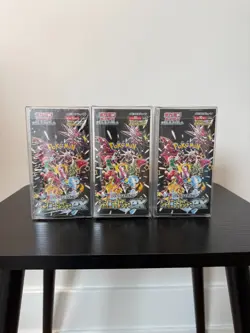 Pokemon TCG: Scarlet & Violet High Class Shiny Treasure ex Japan Booster Box x3 4521329394824 - Image 1