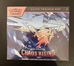 Pokemon Chaos Mega Evolution Rising Elite Trainer Box - ETB New & Factory Sealed - Image 1