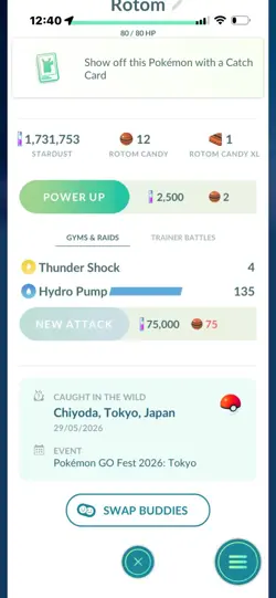 Pokemon Go Shiny Rotom - Image 2