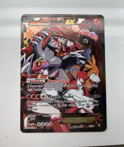 The Pokemon Company Team Magma's Groudon EX 15/34 Double Crisis Full Art Holo - Image 1