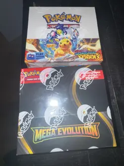 Pokemon Booster Boxes Surging Sparks + Mega Evolution - Image 1