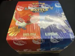2017 Pokemon Lugia Ho-oh Legendary Battle Deck Display Case New Sealed (6 Decks) - Image 1