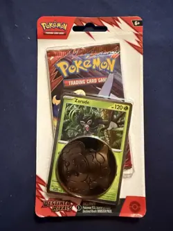New Pokemon TCG: Scarlet & Violet Destined Rivals Checklane Blister - Zarude - Image 1