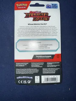 New Pokemon TCG: Scarlet & Violet Destined Rivals Checklane Blister - Zarude - Image 2