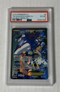 Pokemon TCG 2015 Double Crisis PSA 6 Full Art 6/34 Kyogre EX & 15/34 Groudon EX - Image 3