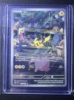 Pokemon Pikachu 173/165 Scarlet & Violet 151 Illustration Rare Full Art - Image 1