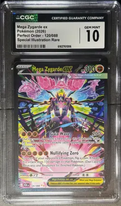 Pokemon Card Mega Zygarde ex 120/088 CGC 10 Gem Mint Perfect Order SIR TCG - Image 3