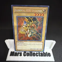 Elemental HERO Sparkman - LCGX-EN007 - Secret Rare - 1st Edition NM Yugioh - Image 1