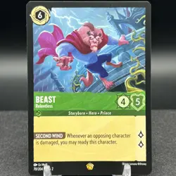 Beast Relentless 70/204 Legendary Disney Lorcana Card - Image 1