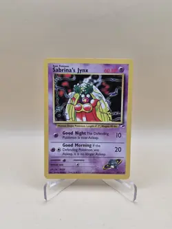 Pokemon TCG Sabrina's Jynx Gym Heroes Card 59/132 Unlimited - Image 1