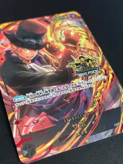 One Piece Card Game OP07-118 Sabo SEC 3rd Anniversary Japanese Alternate Art - Image 3