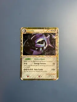 Steelix Prime Unleashed 87/95 DP Era HP Pokemon Card - Image 1