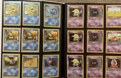 Pokemon Tcg Assorted Vintage Cards binder Collection w MP shadowless pikachu - Image 4