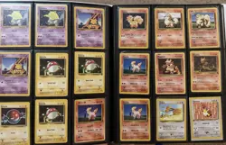 Pokemon Tcg Assorted Vintage Cards binder Collection w MP shadowless pikachu - Image 5