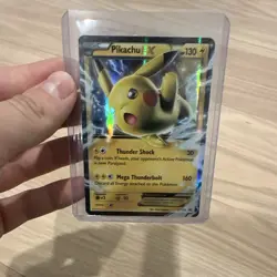 Pikachu EX XY174 Promo Holo Pokemon Card XY Set Basic 130 HP English 2016 - Image 1