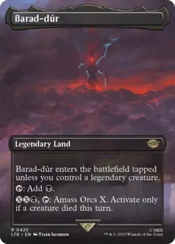 Barad-dur (0425) (Borderless) -Foil Near Mint MTG - Image 1