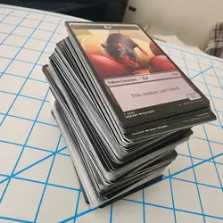 Bulk lot of 240 Magic The Gathering FOIL Double Sided Token Cards - Image 2