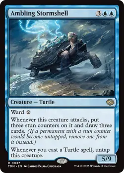 Ambling Stormshell (R) #37 Tarkir: Dragonstorm MTG NM - Image 1