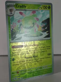 Cradily - Stellar Crown - 006/142 - Pokemon TCG - Reverse Holo - X - Image 3