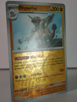 Rhyperior - Stellar Crown - 076/142 - Pokemon TCG - Reverse Holo - Y - Image 3