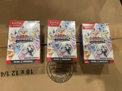 Pokemon TCG Prismatic Evolutions Booster Bundle Factory Sealed (x3) - Image 1