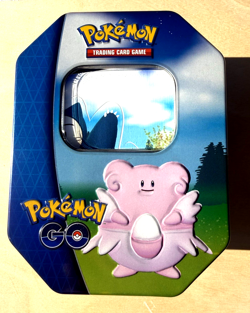 Pokemon Go Tin NO promos - 4 Factory Sealed TCG Booster Packs - Stickers - 2022 - Image 1