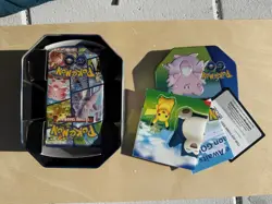 Pokemon Go Tin NO promos - 4 Factory Sealed TCG Booster Packs - Stickers - 2022 - Image 3