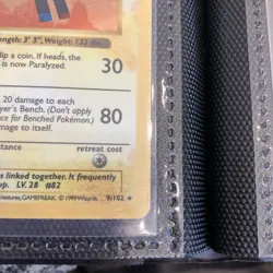 Pokemon TCG Magneton 9/102 Base Set Shadowless Holo Rare Card LP - Image 4