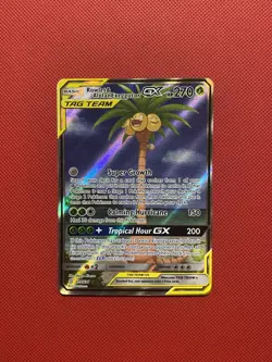 Rowlet & Alolan Exeggutor GX Alt Art 215/236 Unified Minds Pokemon Cards TCG - Image 1
