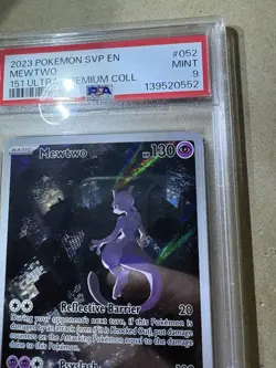 Mewtwo SVP 052 Illustration Rare Pokemon Card Graded PSA 9 - Image 5
