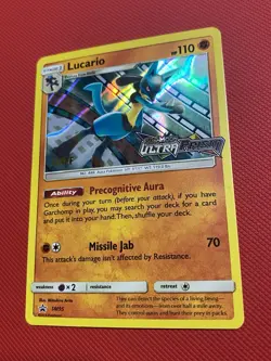 Lucario - SM95 - Pokemon Card TCGSun & Moon Promo STAFF Prerelease Holo - Image 5