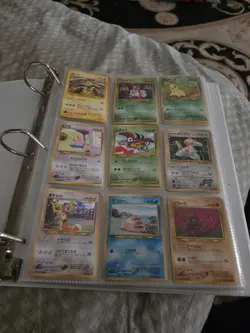 Vintage Pokemon Cards In Binder Pocket Monsters / Japanese Cards - Image 1
