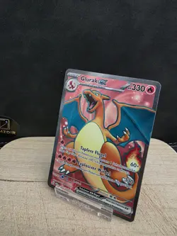 Pokemon Glurak ex Full Art | Deutsch 183/165 Karmesin & Purpur 151 | Near Mint - Image 1